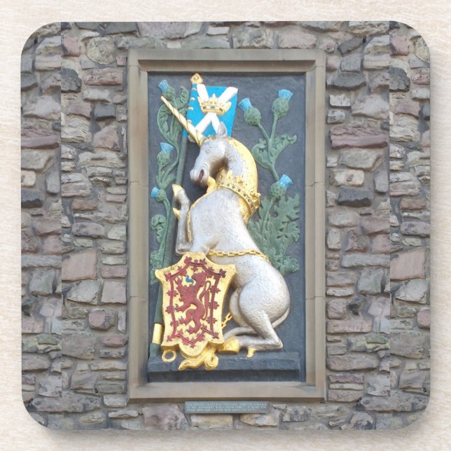Unicorn, Holyrood Palace Beverage Coaster (Front)