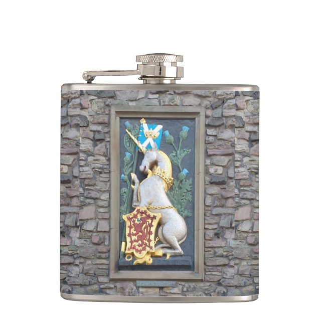 Unicorn, Holyrood Palace Flask (Front)
