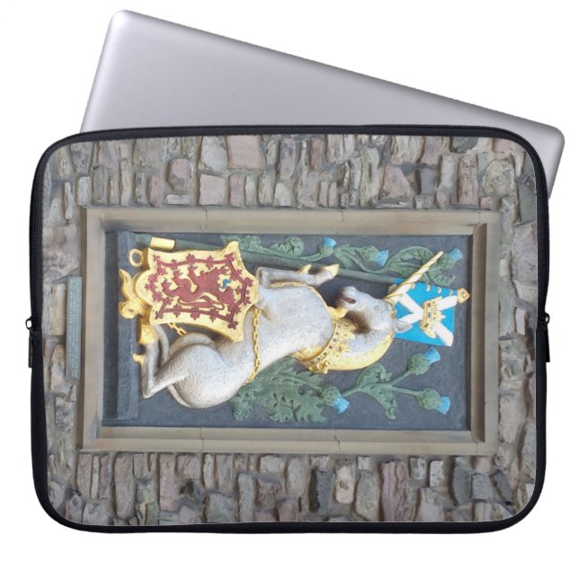 Unicorn, Holyrood Palace Laptop Sleeve (Front)