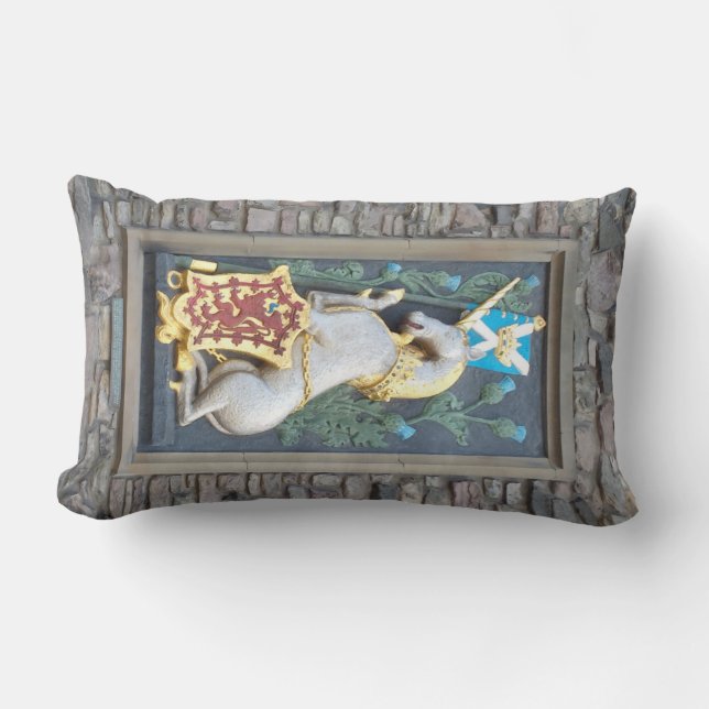 Unicorn, Holyrood Palace Lumbar Pillow (Front)