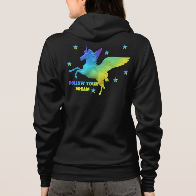 unicorn hoodie (Back)