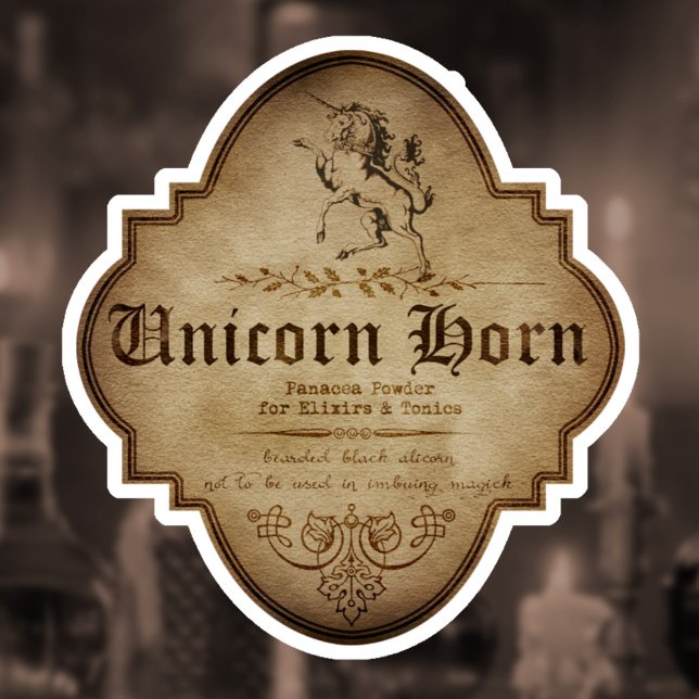 Unicorn Horn Apothecary DC Sticker (Creator Uploaded)