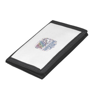 Unicorn Horn First Questions Later Adorable Sticke Tri-fold Wallet