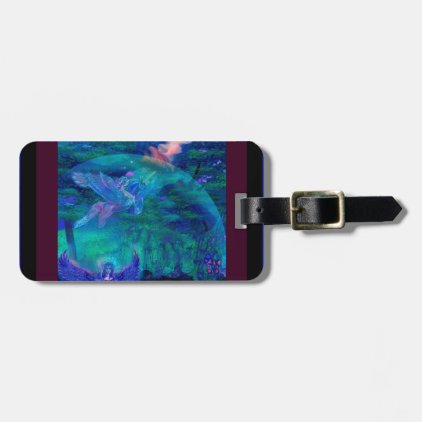Unicorn horse angel dragon magic spell pony luggage tag