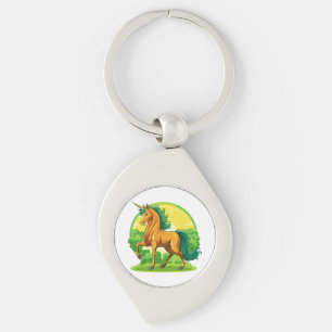 Unicorn horse keychain