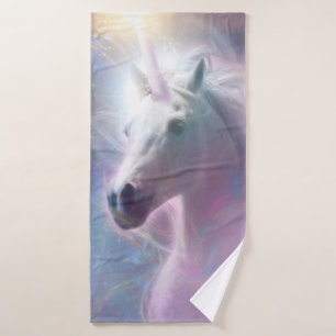 Unicorn Horse Running SHAFIRE Bath Towel