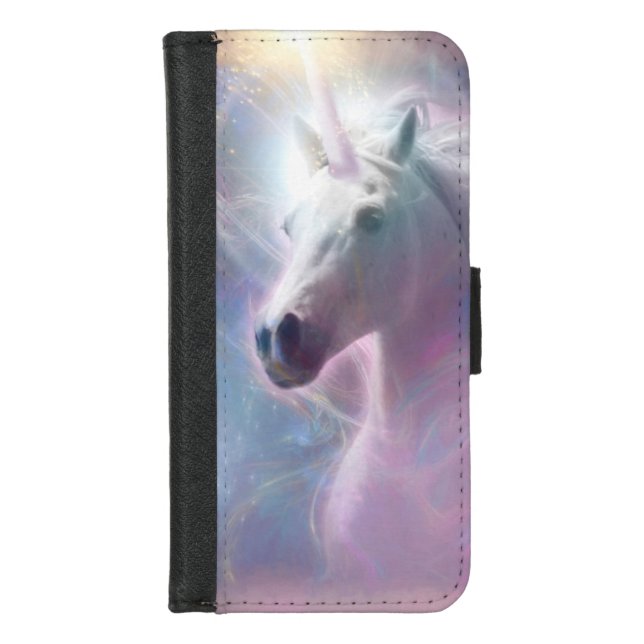 Unicorn Horse SHAFIRE iPhone Wallet Case (Front)