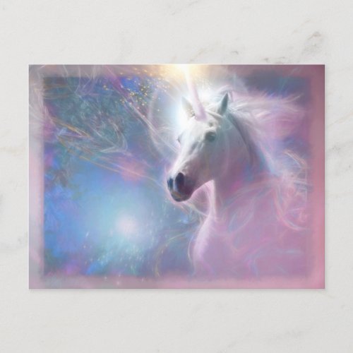 Unicorn Horse SHAFIRE Postcard