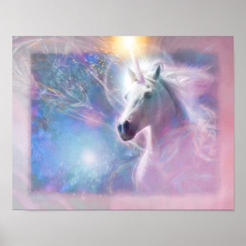 Unicorn Horse SHAFIRE Poster