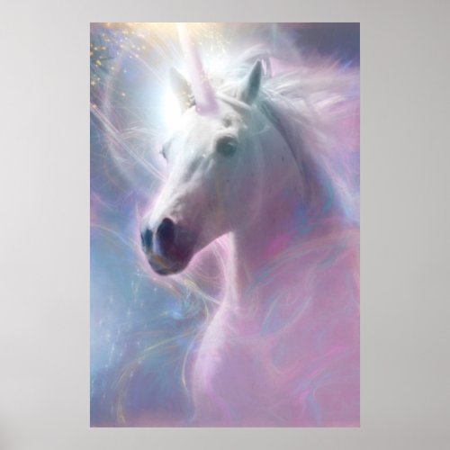 Unicorn Horse SHAFIRE Poster