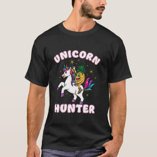 Unicorn Hunter Swinging Upside Down Pineapple Swin T-Shirt