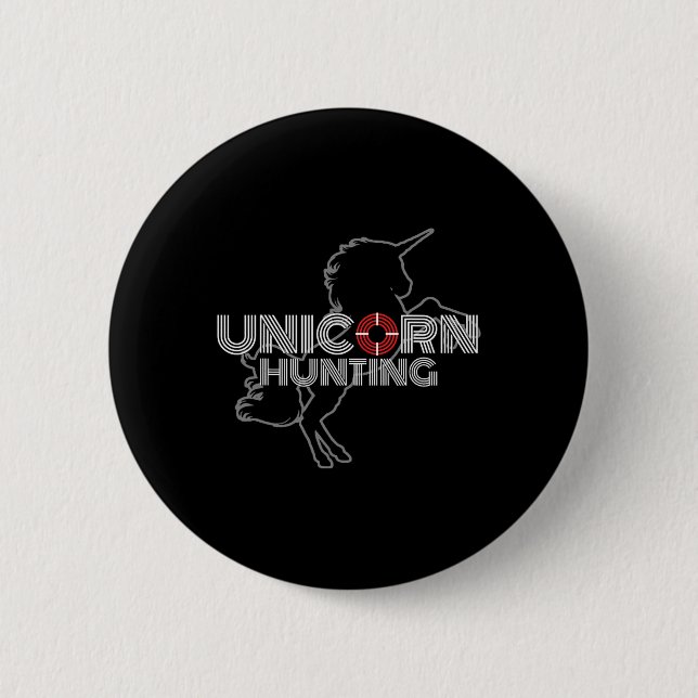 Unicorn Hunting Swingers  Button (Front)