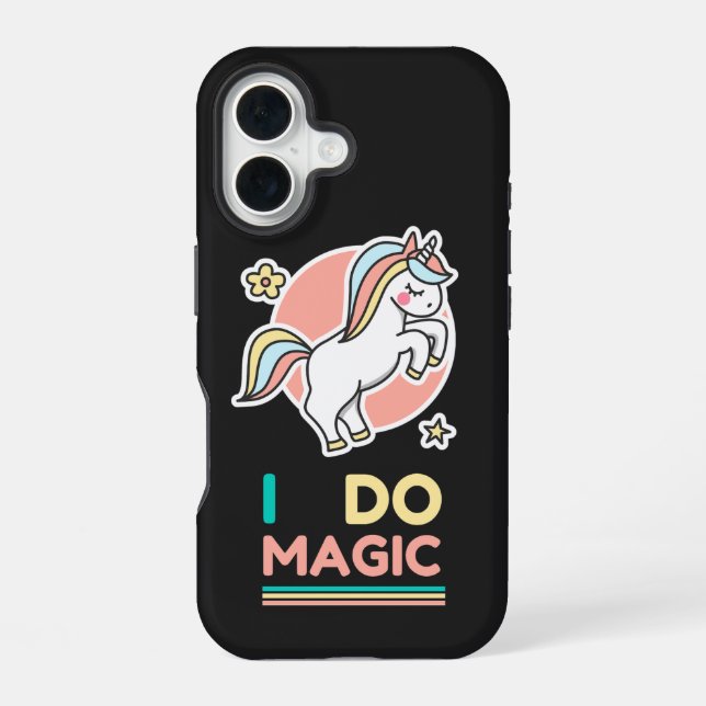Unicorn - I Do Magic Iphone Case (Back)