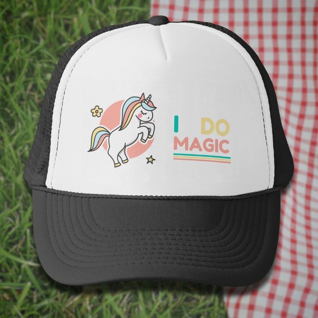 Unicorn - I Do Magic Trucker Hat (Creator Uploaded)