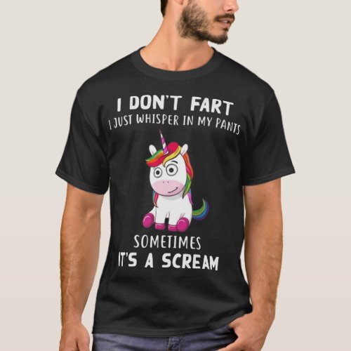 Unicorn I Dont Fart T_Shirt