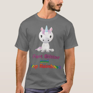 Unicorn I Fart Glitter and Poop Rainbows T-Shirt