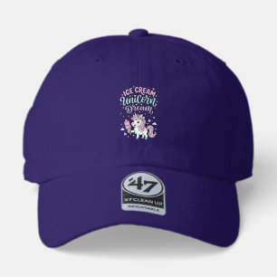 Unicorn Ice Cream Unicorn Dream Cute Pastel Produc 47 Brand Hat