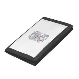 Unicorn Ice Cream Unicorn Dream Cute Pastel Produc Tri-fold Wallet