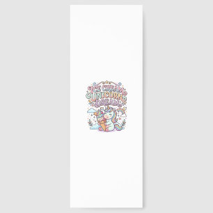 Unicorn Ice Cream Unicorn Dream Funny Typography D Bookmarks