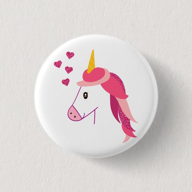 Unicorn icon badge. button (Front)