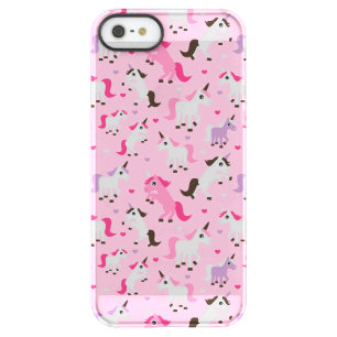 unicorn illustration kids background permafrost iPhone SE/5/5s case