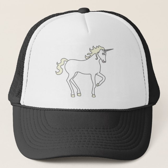 Unicorn Illustration Trucker Hat (Front)