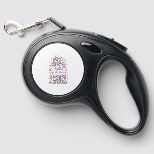 Unicorn I'm Not Weird I'm Unicorn Level Unique Ado Retractable Pet Leash