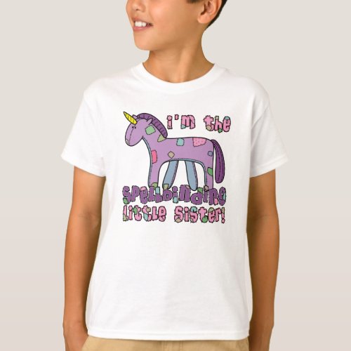 Unicorn Im the Little Sister T Shirt