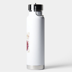 Unicorn in Bloom Stylish Zazzle Design_1 Water Bottle
