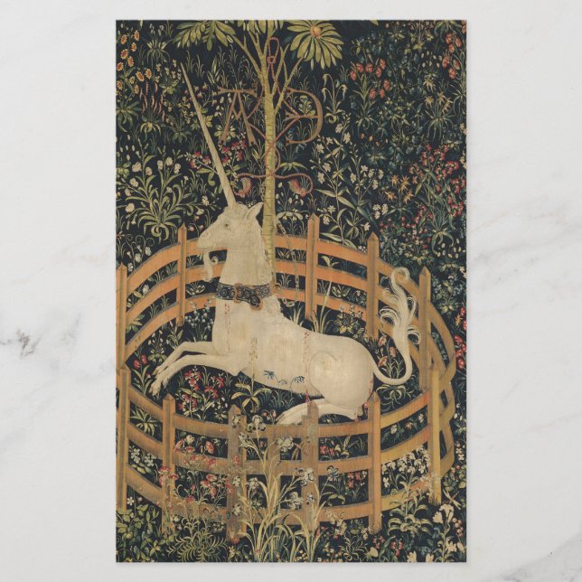 Unicorn in Captivity Stationery (Front)
