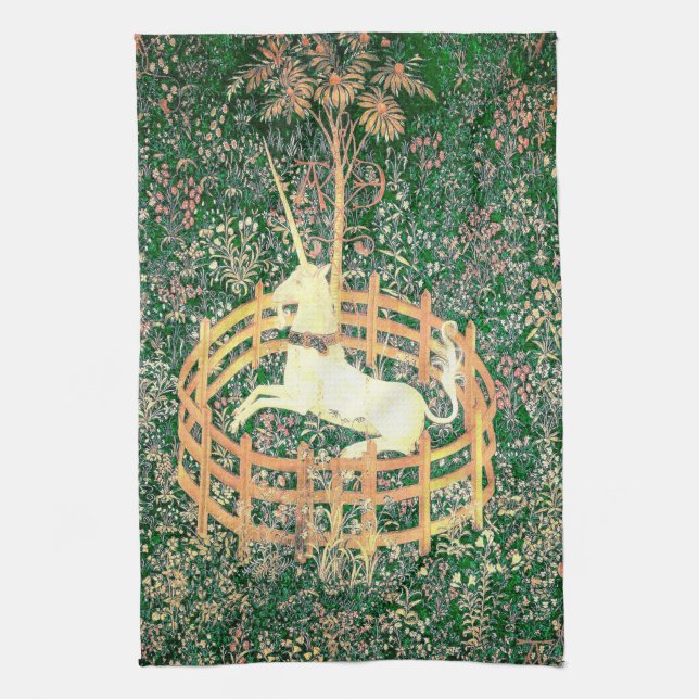 Unicorn In Captivity Towel (Vertical)