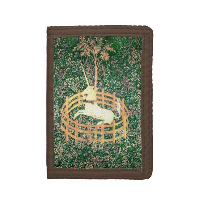 Unicorn In Captivity Tri-fold Wallet (Front Vertical)