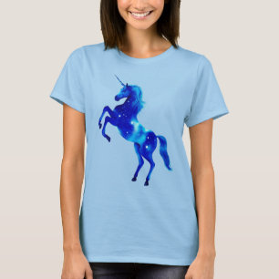 Unicorn in Deep Blue Pleiades Star Image T-Shirt