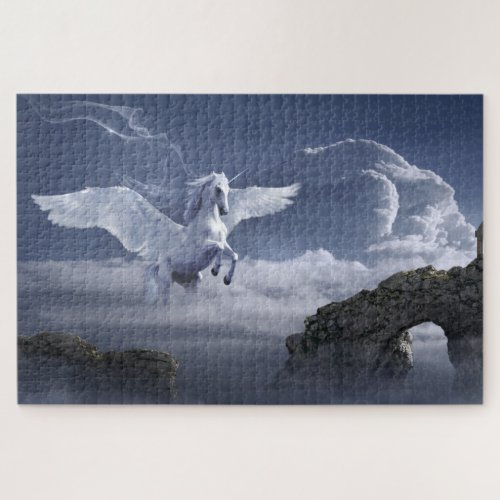 Unicorn in flight  jigsaw puzzle
