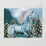 Unicorn in Moonlight Postcard