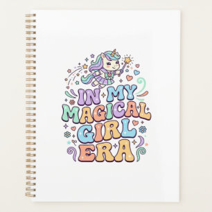 Unicorn In My Magical Girl Era Kawaii Sticker and  Planner