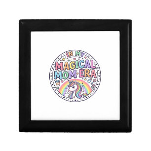 Unicorn In My Magical Mom Era Funny Shirt Graphic_ Gift Box