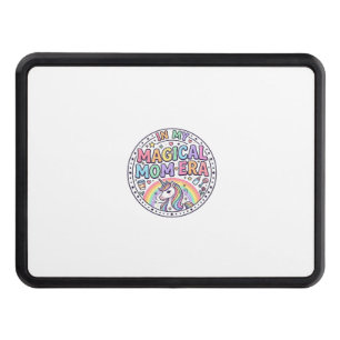 Unicorn In My Magical Mom Era Funny Shirt Graphic_ Hitch Cover