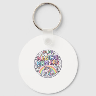 Unicorn In My Magical Mom Era Funny Shirt Graphic_ Keychain