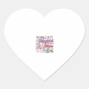 Unicorn In My Magical Mom Era Kawaii POD Artwork_1 Heart Sticker