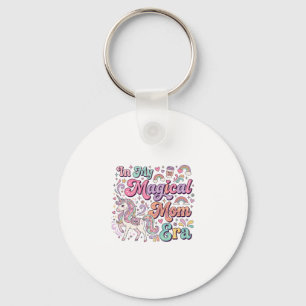 Unicorn In My Magical Mom Era Kawaii POD Artwork_1 Keychain