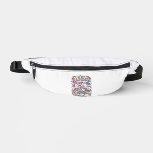 Unicorn In My Rainbow Dream Era Colorful Apparel G Fanny Pack