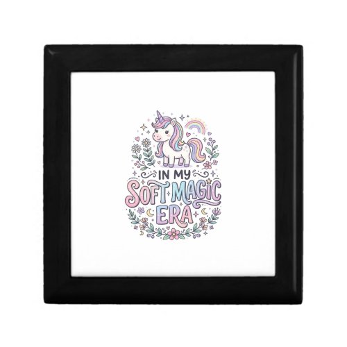 Unicorn In My Soft Magic Era Playful Typography De Gift Box