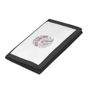 Unicorn In My Soft Magic Era Retro Style Product G Trifold Wallet