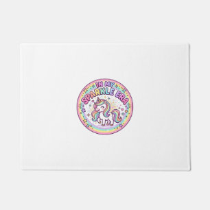 Unicorn In My Sparkle Era Funny Print on Demand De Doormat
