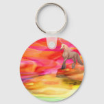 Unicorn in Painted Desert Keychain