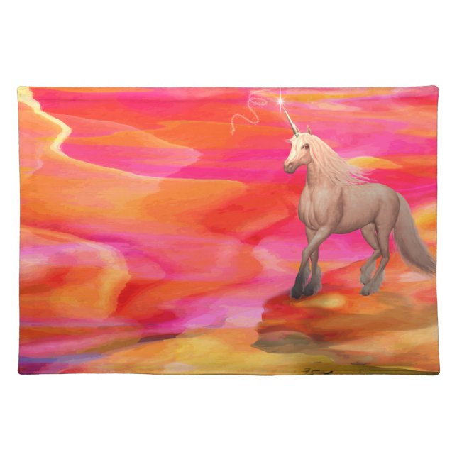 Unicorn in Painted Desert Placemat (Front)