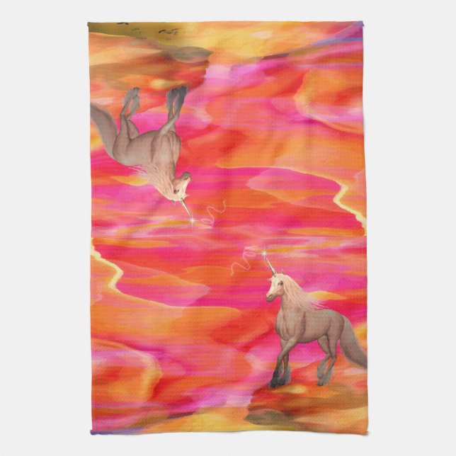 Unicorn in Painted Desert Towel (Vertical)