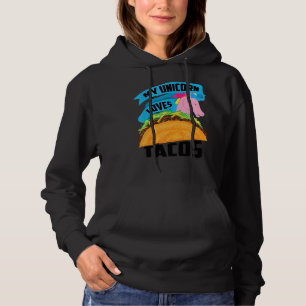 Unicorn In Taco Cool Nacho Cinco De Mayo  Costume Hoodie