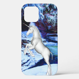 Unicorn in the Snow iPhone 12 Pro Case